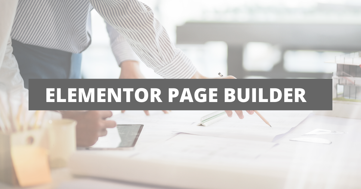 Elementor page builder