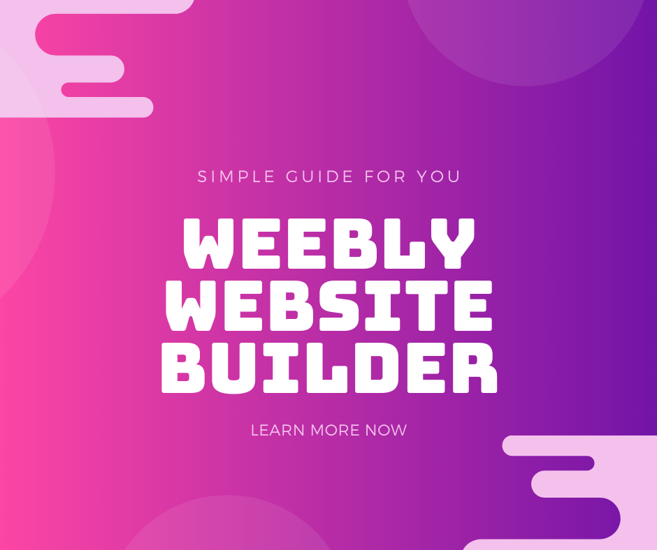 Weebly website builder