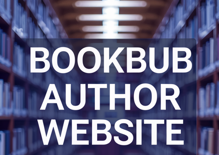 bookbub author website