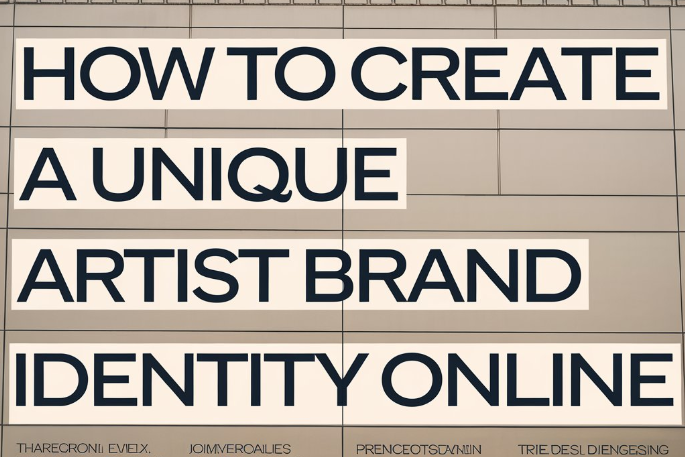 How to Create a Unique Artist Brand Identity Online