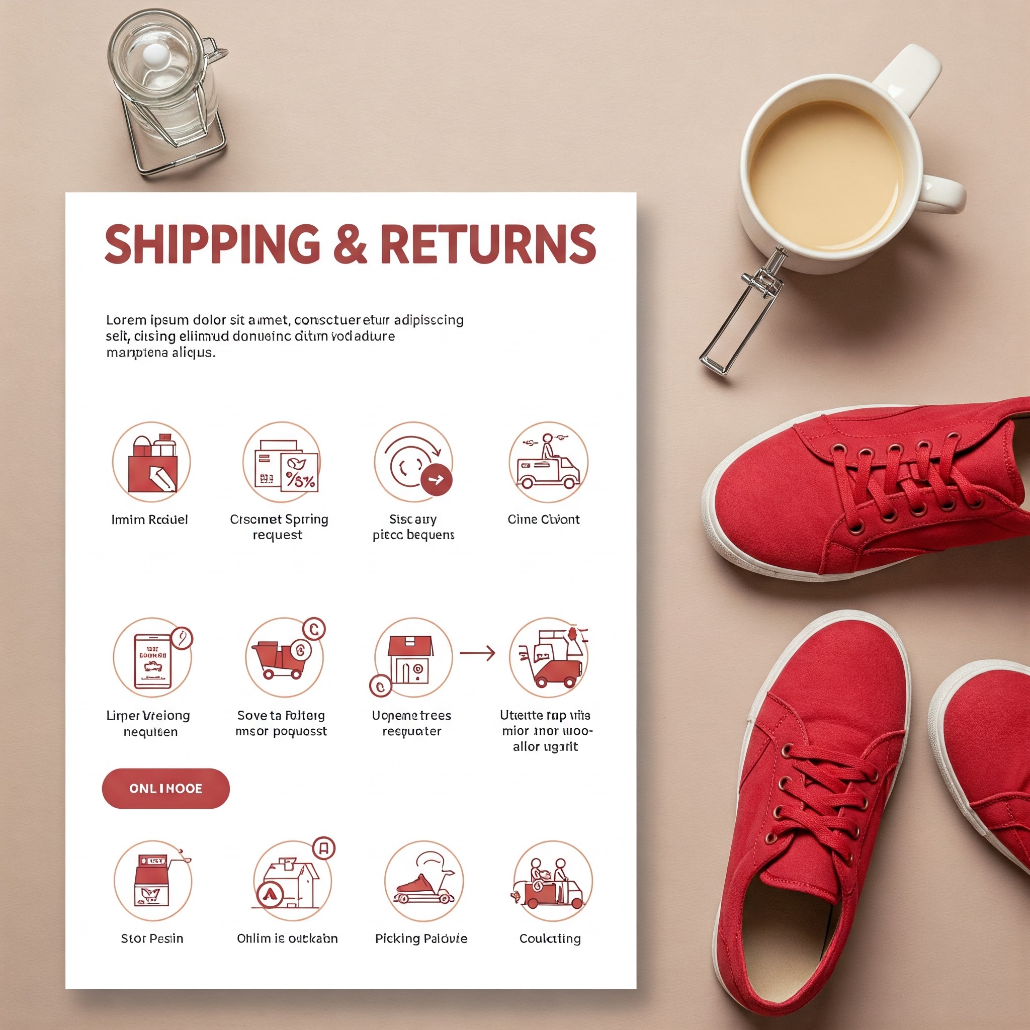 shoe ecommerce shipping returns