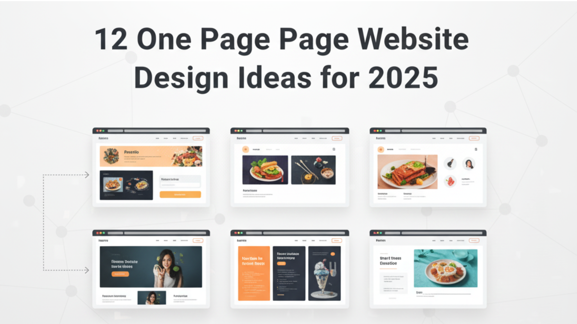 12 One Page Website Design Ideas for 2025