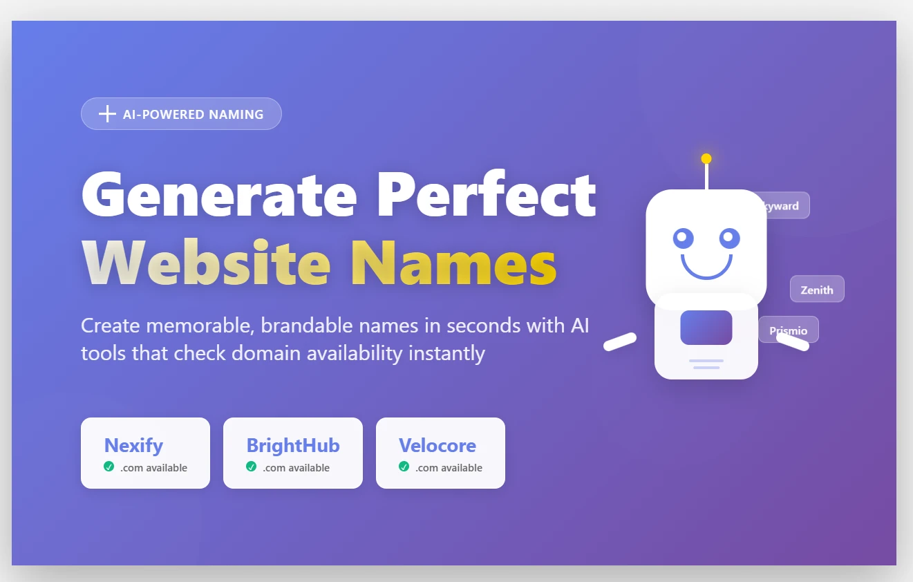 AI Website Name Ideas
