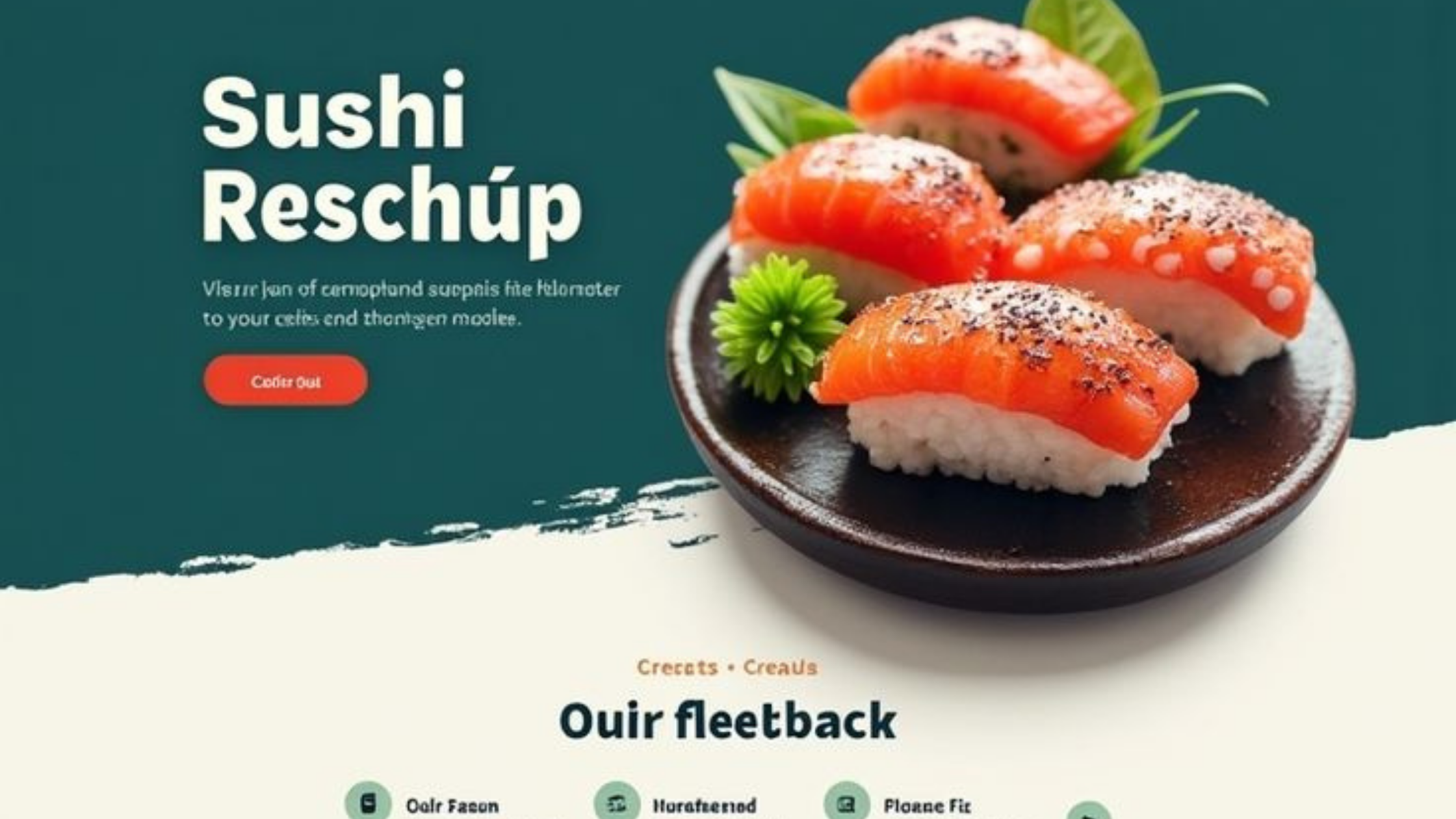 create a Japanese restaurant website
