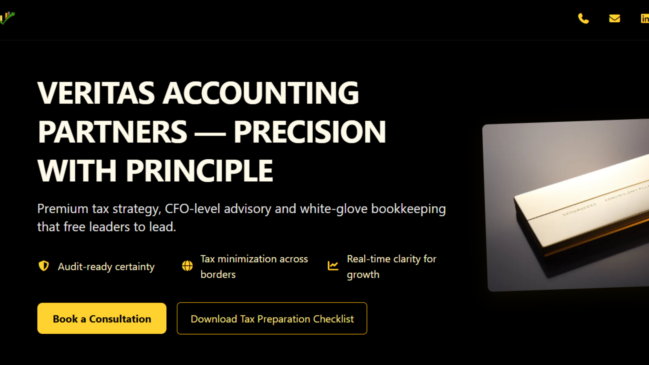 Accounting Firm AI website builder