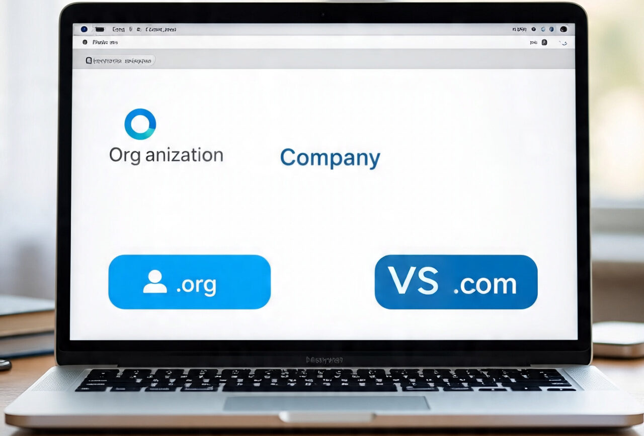 org vs com domain