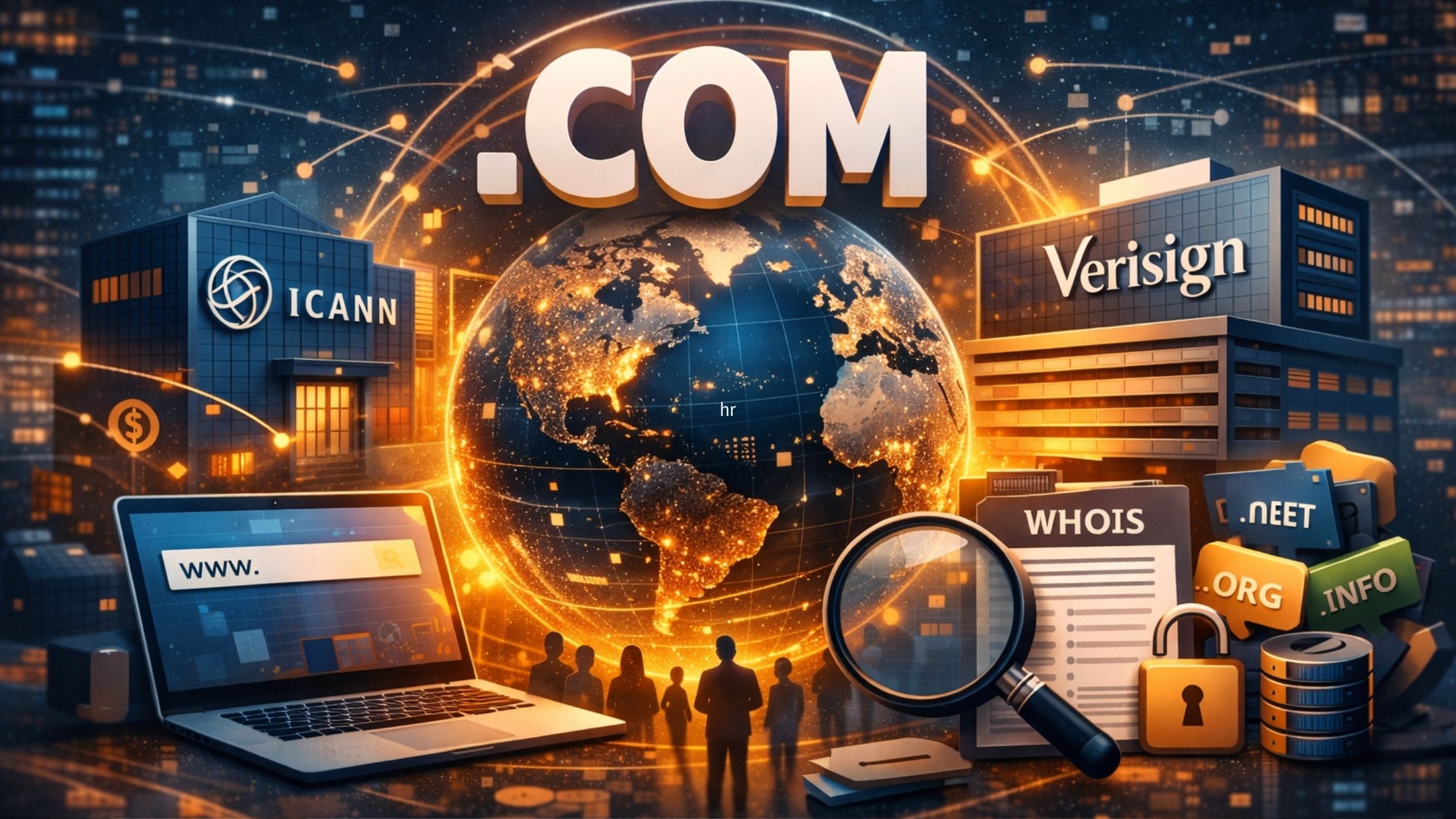 Who Owns the .COM Domain? History and Management