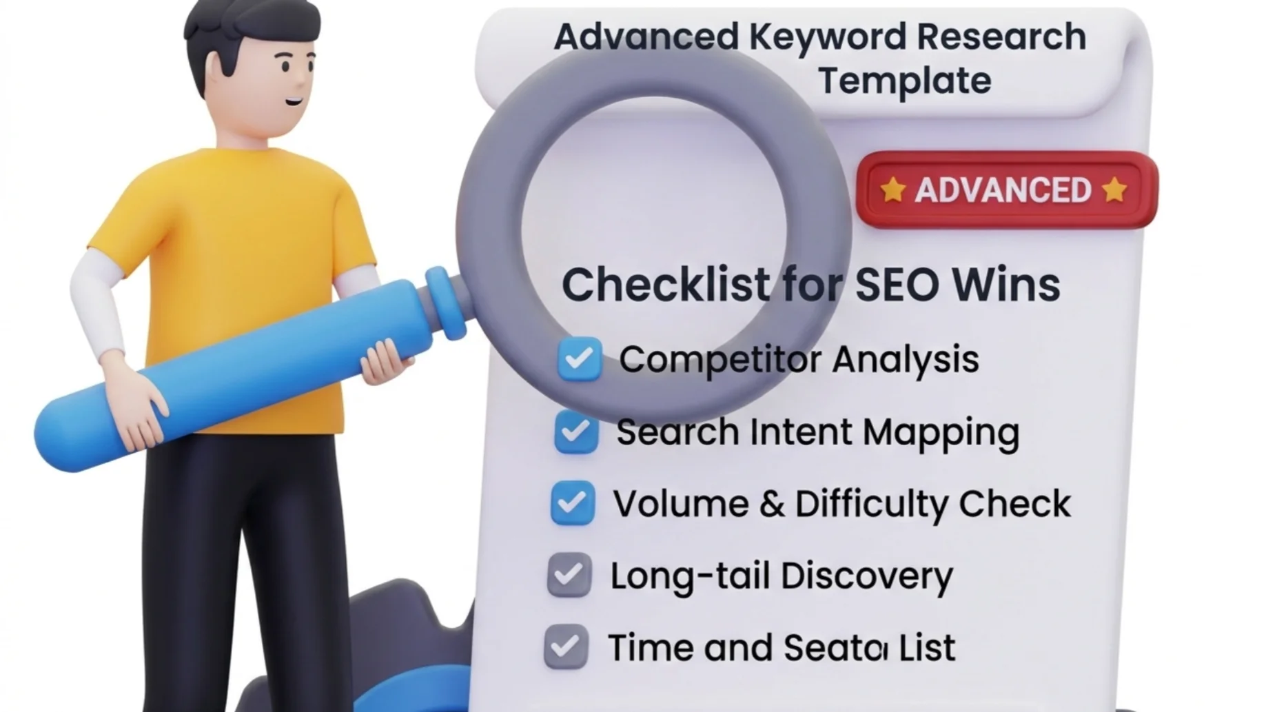 advanced keyword research template