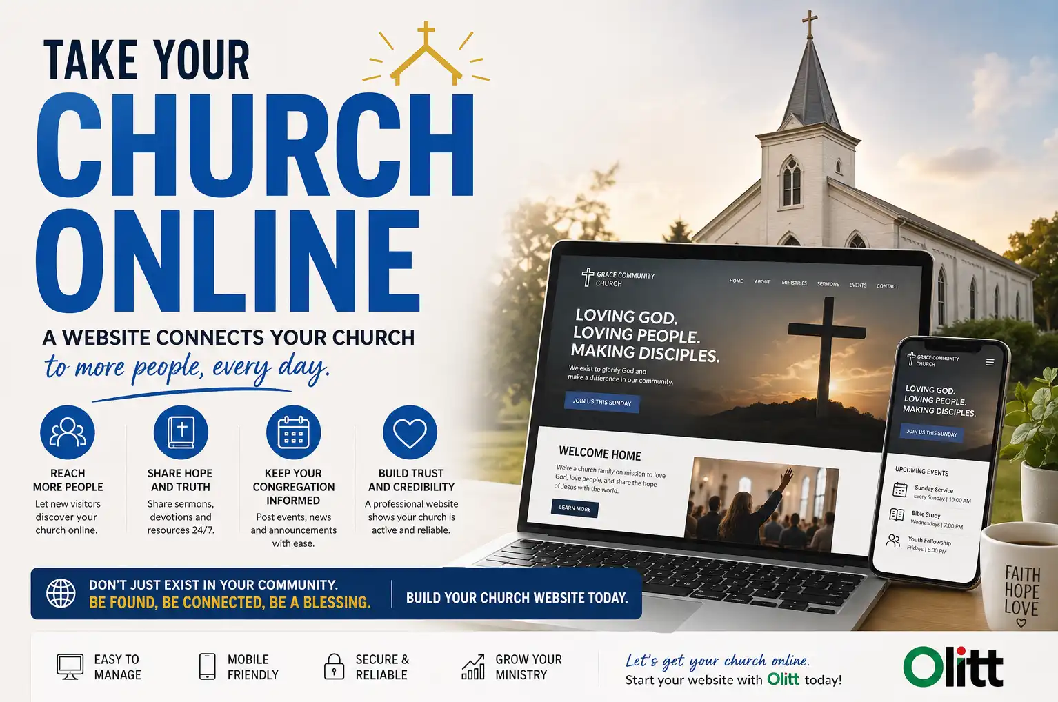How to Build a Church Website for Free