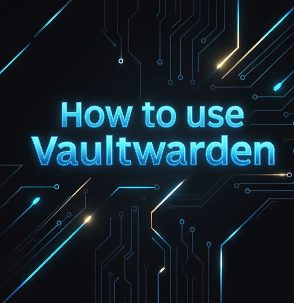 How to use vault warden
